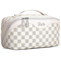BOYATU Travel Makeup Bag Cosmetic Bags for Women: 3 Pcs Set Portable Make up Bag with Handle - Vegan Leather Toiletry Bags with Compartments - Makeup Organizer for Travel Essentials(C-4-Beige)