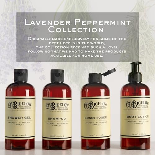 C.O. Bigelow Lavender Peppermint Shower Gel, Moisturizing Body Wash with Lavender & Peppermint Essential Oils, 10.14 Fl Oz