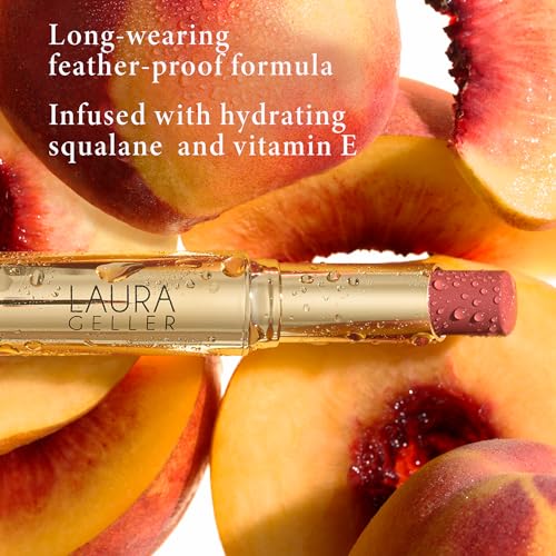 LAURA GELLER NEW YORK Love Your Lips Duo: Jelly Balm Moisturizing Tinted Lip Balm, Brick House + Modern Classic Long-Lasting Lip Liner, Ritzy Red