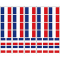 40 Tattoos: French Flag, France Party Favors