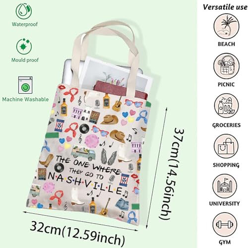 Nashville Trip Makeup Bag Nashville Travel Gift Tennessee State Gifts Nashville Souvenir Gift Nashville Travel Bag Housewarming Gift (to Nashville tote)