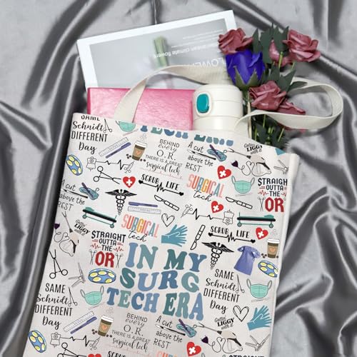 Surg Tech Era Tote - Makeup Bag Gift for Surgical Technologist, Nurse, Doctor