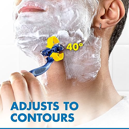 Gillette Sensor3 Comfort, 8 Count | Disposable | For Men | Lubrastrip | Pack of 2
