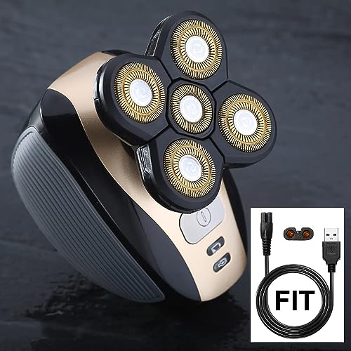 Universal Head Shaver Power Charger Cord Compatible with Skull SHAER FreedomShaver and Some Brands., Head Shaver Charger Cord for Many Brands
