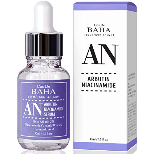 Arbutin 5% Serum for Face with Niacinamide 5% - Treating Pigmentations, Melasma, Dark Spot Corrector, Prevent Skin Discolouration, 1 Fl Oz (30ml)