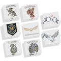 Harry Potter Hogwarts United Plastic Party Tattoos - 2" x 1.75" | Assorted Design | Pack of 24