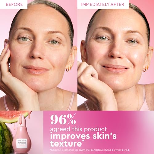 Glow Recipe Skin Care Set, Dew & Hues Must-Haves - Limited Edition Travel Size Gift Set with Niacinamide Dew Drops, Hue Drops Sun Glow & Rosy Glow (15ml Trio)