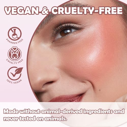 Buildable Blush Palette ? Vegan & Cruelty-Free Cream + Powder Cheek Color Trio for Natural & Long-Lasting Finish (04 Rosewood Reverie, Cream Blush: 0.09 oz / 2.5 g Powder Blush: 0.25 oz / 7 g)