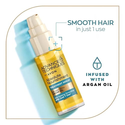 Avon Advance Techniques Moroccan Argan Oil Leave-in Treatment Bottle All Hair Types