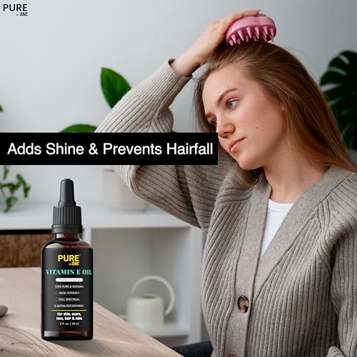 Vitamin E Oil Drop 2fl Blend 70,000 IU - 100% Organic & Natural Hexane Free, Sweet Almond, Apricot, Jojoba, Argan, Rosehip, Sunflower & Avocado Bath Oil For Scars, Skin, Face & Full Body