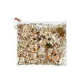 Packed Party Spirit Squad Confetti Everything Pouch, Makeup Bag, Travel Bag,Cosmetic Bag for Women (Good As Gold)