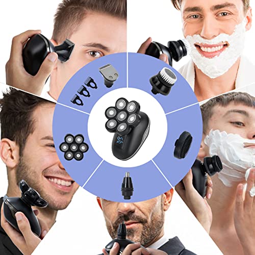 Head Shavers for Bald Men+UPTARD 7D Blade Replacement Heads
