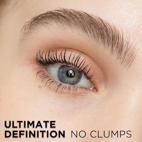 L¡¯Oreal Paris Makeup Original Telescopic Mascara, Separating Mascara Volume and Length Formula, Washable, Blackest Black, 0.27 Fl Oz., 1 Count
