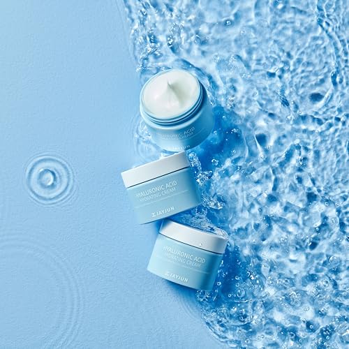 JAYJUN Hyaluronic Acid Hydrating Cream 50g - Lightweight Daily Moisturizer with 8-Weight Hyaluronic Acids & Panthenol
