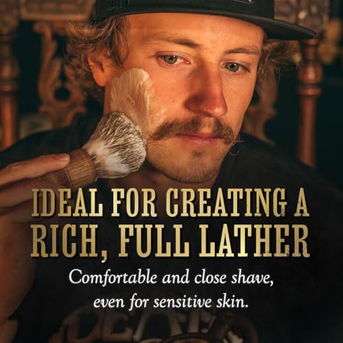 Shaving Brush | Lather Shave Brush | Death Grip Shaving Kit | Shave Brushes for Men | Shaving Cream Brush for Bowl | Shaving Set For Men | Shave Brush For Bowl Kit