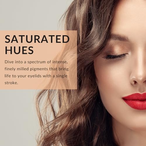 Color Me Beautiful Color Pro Single Eyeshadow, Full Pigment and Long-Lasting Pressed Powder, Cruelty-Free
