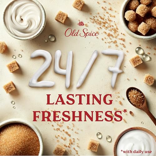 Old Spice GentleMan's Exfoliating & Moisturizing Body Wash for Men, 24/7 Shower Fresh with Long Lasting Scent, Renewing Vitamin B3 Blend, Brown Sugar + Cocoa Butter Scent, 26 oz