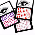 Bowitzki Face Jewels Rhinestones For Makeup,Face Gems Stick On Eye Rhinestone Sticker, Tears Rainbow Star Diamond Crystals For Women Festival Accessory Nail Art Decoration (Heart)
