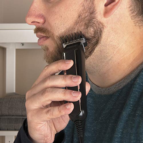 Wahl PowerPro Corded Detailer Trimmer Kit for Mens Grooming ? for Beard, Mustache, Stubble, Ear, Nose, & Body Grooming ? Model 9686