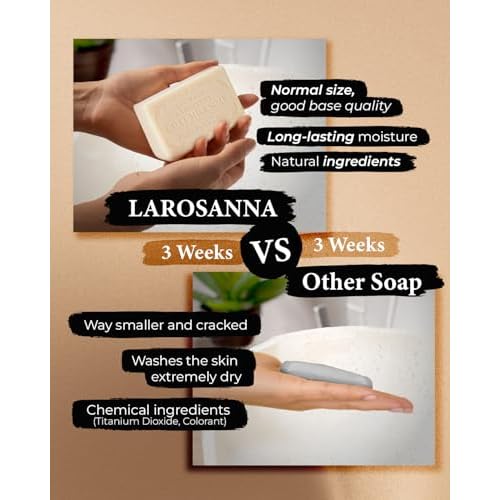 Australian Goat Milk Soap,Helps Moisturize,Smooth & Cleanse Skin,Triple-milled Bar Soap with Cocoa Butter,Aloe Vera and Pure Plant Oil,Body Soap Bars 6.3 oz for Adults & Babies,Pack of 1