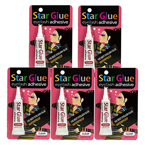 Waterproof Eyelash Adhesive Combo for Eye Shadow Mascara and Eyeliner 10 Pcs,0.24 Ounce (Pack of 10)