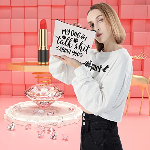 WCGXKO Musical Lover Gift Character Zipper Pouch Makeup Bag (EAT SLEEP HA CR)
