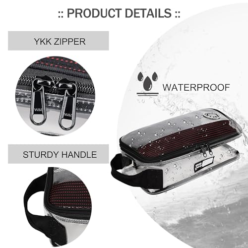 Rough Enough Clear Toiletry Bag Travel Toiletries bags Bundle