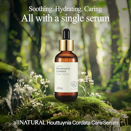 All Natural Houttuynia Cordata Care Serum ? Soothing and Hydrating Facial Heartleaf Serum for Sensitive and Troubled Skin, Lightweight and Non-Comedogenic (1.69 fl oz)