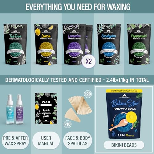 Tress Wellness Wax Bean Kit with Bikini Wax
