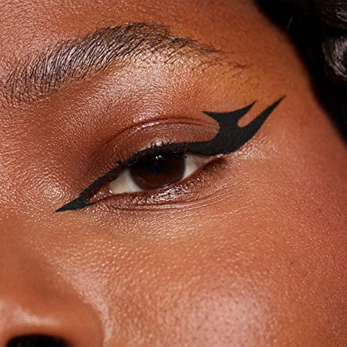 3INA The 24H Pen Eyeliner ? Black Liquid Eyeliner with Precise Tip ? Waterproof Eye Makeup ? 24 Hour Long Wear and Non-Shine Finish - 900-0.04 oz