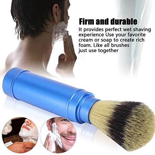 Men Shaving Brush, Portable Barber Brush for Daily Use, Bathroom Supplies