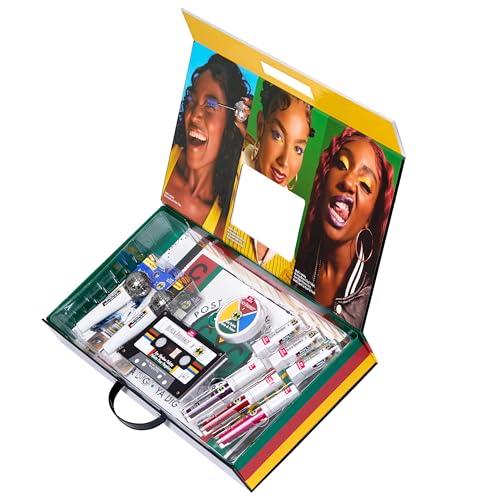 Black Radiance Cross Colours 10-Piece Makeup Set, Bold 90s-Inspired Collection with Vivid Eyeshadows, Lip Colors & Face Essentials, Buildable Coverage, Perfect for Gifting or Collecting