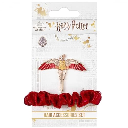 Official Harry Potter Fawkes Hair Accessory Set by The Carat Shop