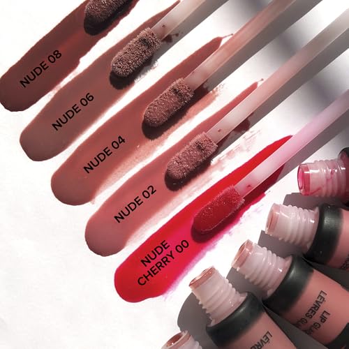 Nudestix Lip Glace ? Hydrating Tinted Lip Gloss with Volumizing Peptides for Plumping & Shine | Vegan, Preservative-Free & Clean Lip Gloss