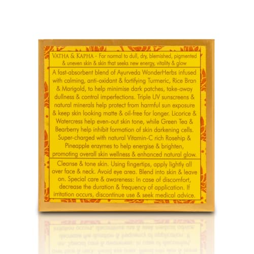 SPA CEYLON True Turmeric Vitamin C Glow Renewing All-Day Protector | Face Care | Suitable for Dull and Blemished Skin