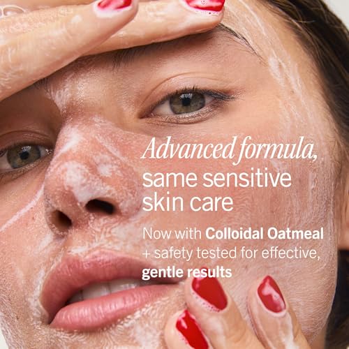 First Aid Beauty Ultra Gentle Cream-to-Foam Pure Facial Cleanser ? Makeup Removing Face Cleanser - Face Wash with Colloidal Oatmeal & Glycerin, for Sensitive, Acne & Blemish-Prone Skin, 2 oz