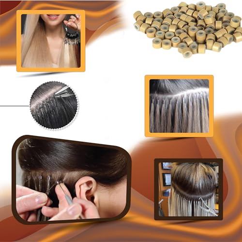 Suvorna Hair Extension Tools & Microlinks Hair Extensions Kit for Micro link & Micro Ring - Beads Opener, Beads Closener & Needle Hook Tool Kit - Japanese Steel Professional Hair Loop & Styling Tool
