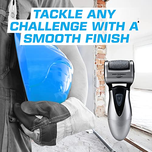 Own Harmony 2 Electric Feet Callus Removers and 6 Rollers Bundle: Powerful Rechargeable Mens Pedicure Tools Kit & Professional Electronic Foot Care File for Women, Best for Hard Cracked Dead Skin