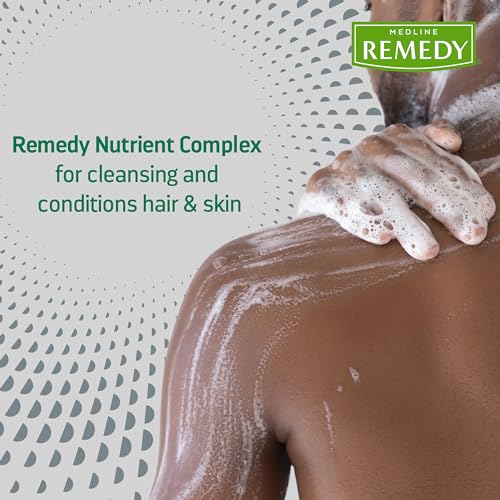 Medline Remedy Specialized No-Rinse Foam Cleanser, Gentle Skincare Solution, 8 oz. Bottle