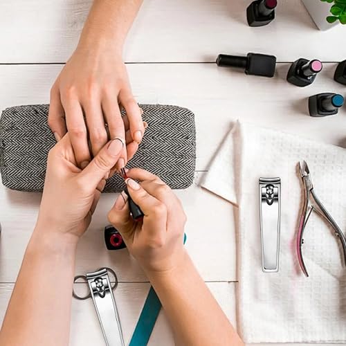 120 Pack Nail Clipper Set Flat Fingernail Clipper Toenail Clippers£¬Stainless Steel Bulk Nail Clippers, Portable Nail Cutter Toe Nail Clippers for Women Man Adult Homeless Care