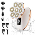 Electric Razors for Women, 7D Electric Shaver for Women, 5 in 1 Lady Shavers, Wet/Dry Bikini Trimmer, Rechargeable Facial Hair Removal, Painless Face Razor for Arms Legs Armpit Pubic Area