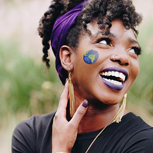 Earth Day Temporary Tattoos / 48-Pack/April 22nd / Skin Safe/Removable
