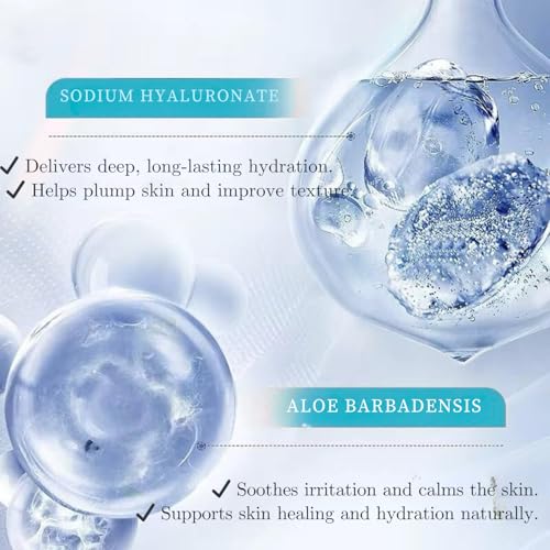 JA'ORA Skin Effective Hyaluronic Acid Serum, 60ML - Anti-Aging with Aloe Vera & Vitamin E, Hydrating, Firming, Brightening for Even Skin Tone & Wrinkle Care