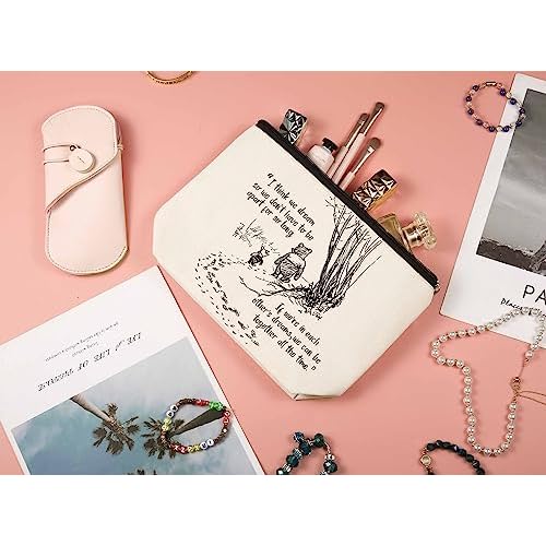 WZMPA Tiger Themed Cosmetic Bag Tiger Lover Gift Peace Love Tigers Makeup Zipper Pouch Bag Animal Lover Gift (Peace Tigers)