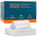 100% Cotton Shaving Towels for Men - 30 Ct, 12 x 10¡± - Super Soft Face Towel for Drying Face, Disposable Dry Wipes & Wash Cloths in One, Ideal Shaving Kit Accessory & Barber Supplies