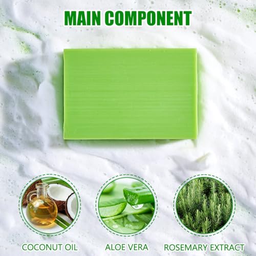 AICHUN BEAUTY Beard Growth Shampoo Soap Deep Cleanse Repair Damaged Beard Refreshing Facial Hair 100g / 3.5oz