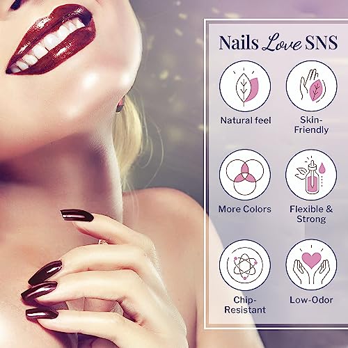 SNS Nail Dip Powder, Gelous Color Dipping Powder - You're In My Dreams (Purple/Lavender), EE08 - Long-Lasting Acrylic Nail Color & Polish Lasts 14 Days - Low-Odor & No UV Lamp - 1.5 Oz