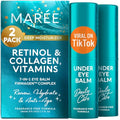 MAREE Under Eye Balm Stick with Retinol & Ceramide Complex 2 PACK ? Facial Moisturizer ? Under Eye Stick, Hydrating Face Skincare