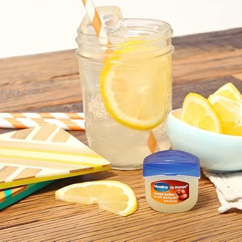 Vaseline Lip Therapy Cocoa Butter 6-Pack ? Mini Lip Balms for Soft, Glowing Lips, 0.25 Oz Ea
