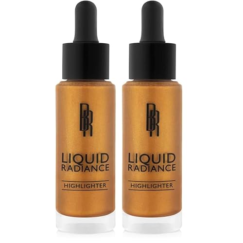 Black Radiance Liquid Radiance Highlighter, Gold Dust, 1 Ounce (Pack of 2)